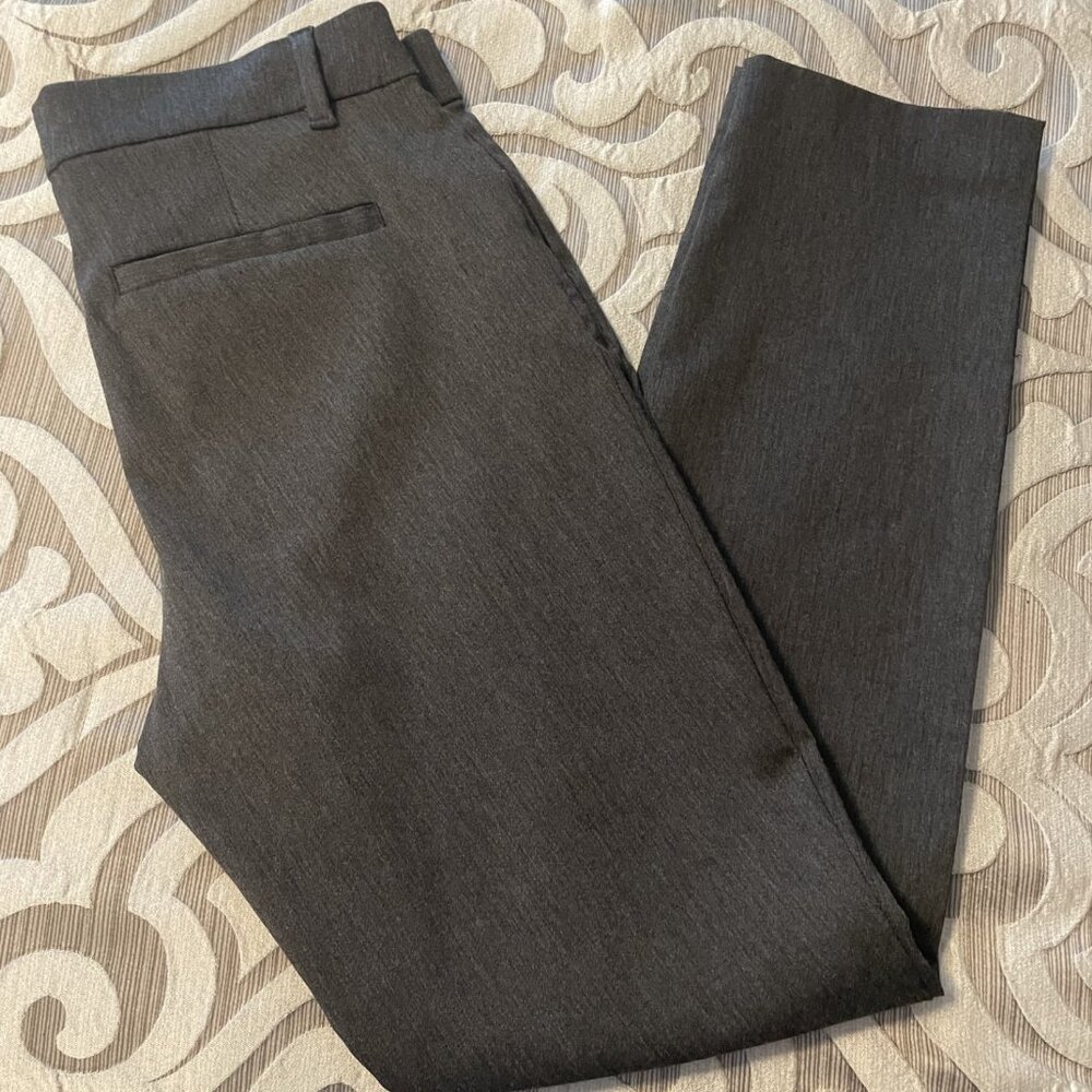 GAP Signature Skinny Ankle Pants Womens Size 4 Stretch Mid-Rise Gray EUC